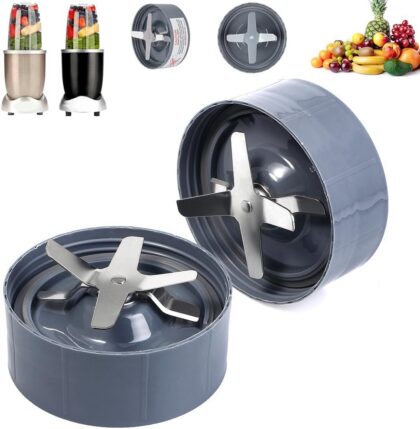 Replacement Extractor Blade For Nutribullet, QUIENKITCH Replacement Parts & Accessories Compatible with Nutribullet 600W/900W Models (2 Packs)